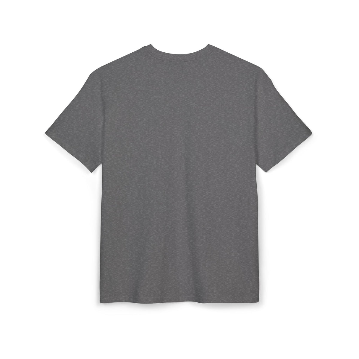 Oversize Tee — Retro 'Lost' Logo Chest Graphic, White Casual Streetwear