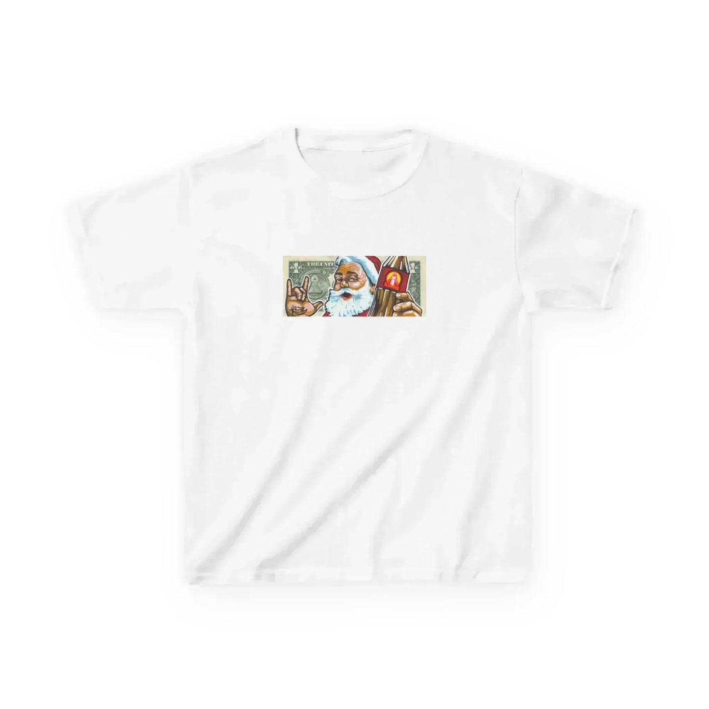 "SANTA DOLLAR" Kids T-Shirt - L0OT