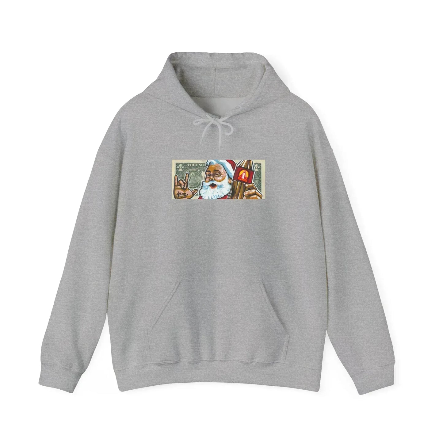 "SANTA DOLLAR BILL" Hoodie - L0OT