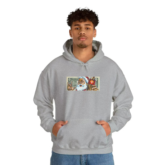 "SANTA DOLLAR BILL" Hoodie - L0OT