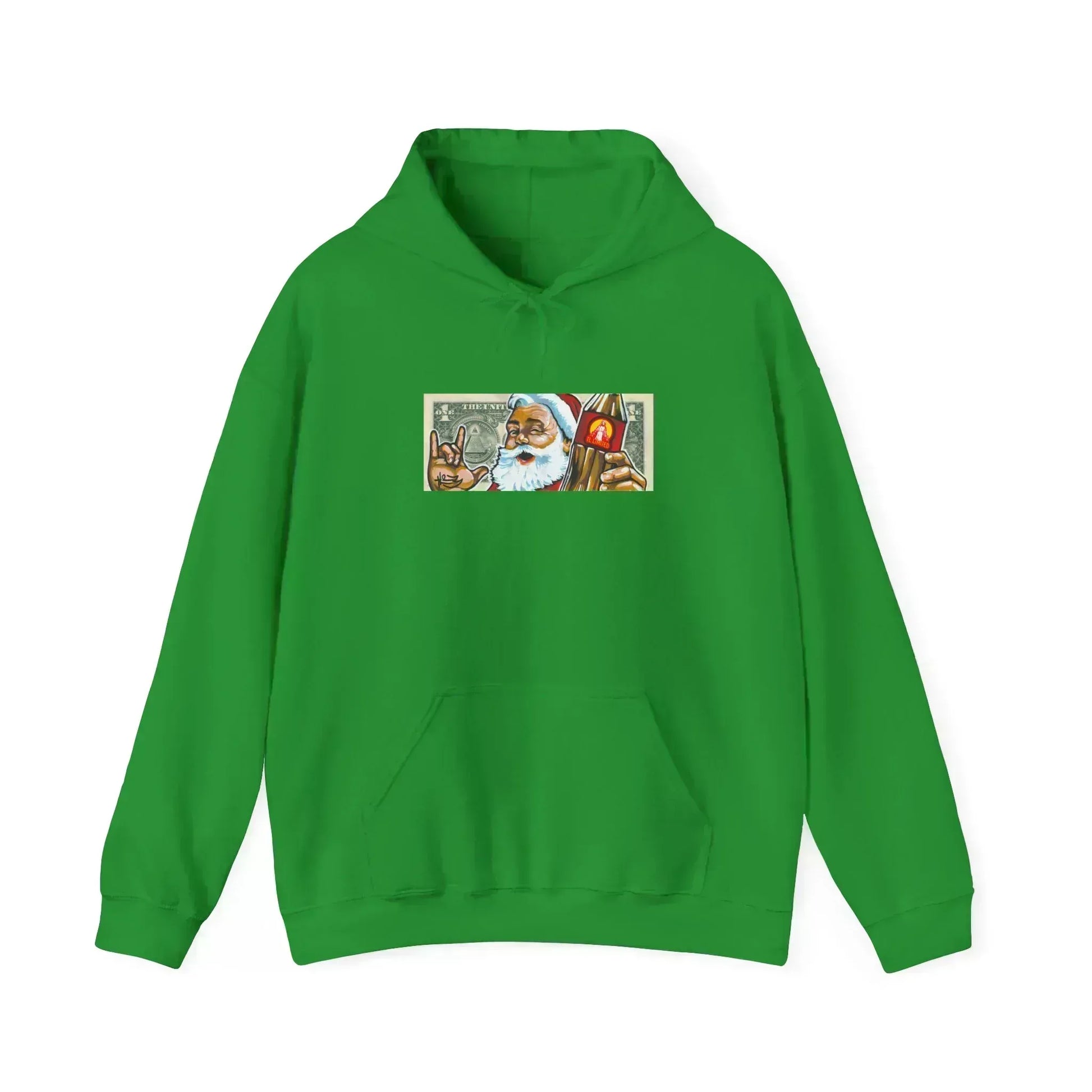 "SANTA DOLLAR BILL" Hoodie - L0OT