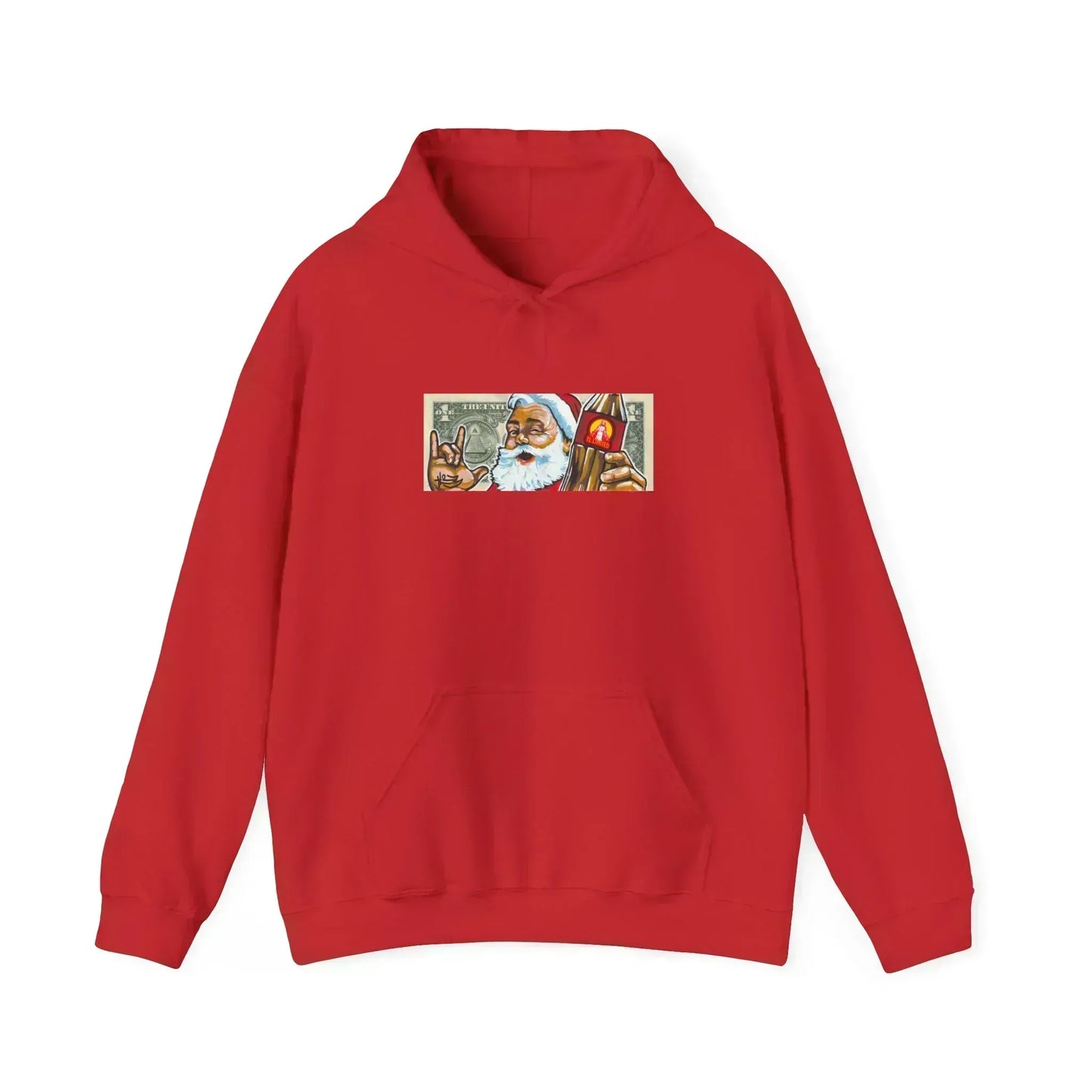 "SANTA DOLLAR BILL" Hoodie - L0OT