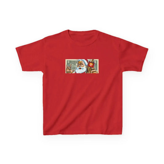 "SANTA DOLLAR" Kids T-Shirt - L0OT