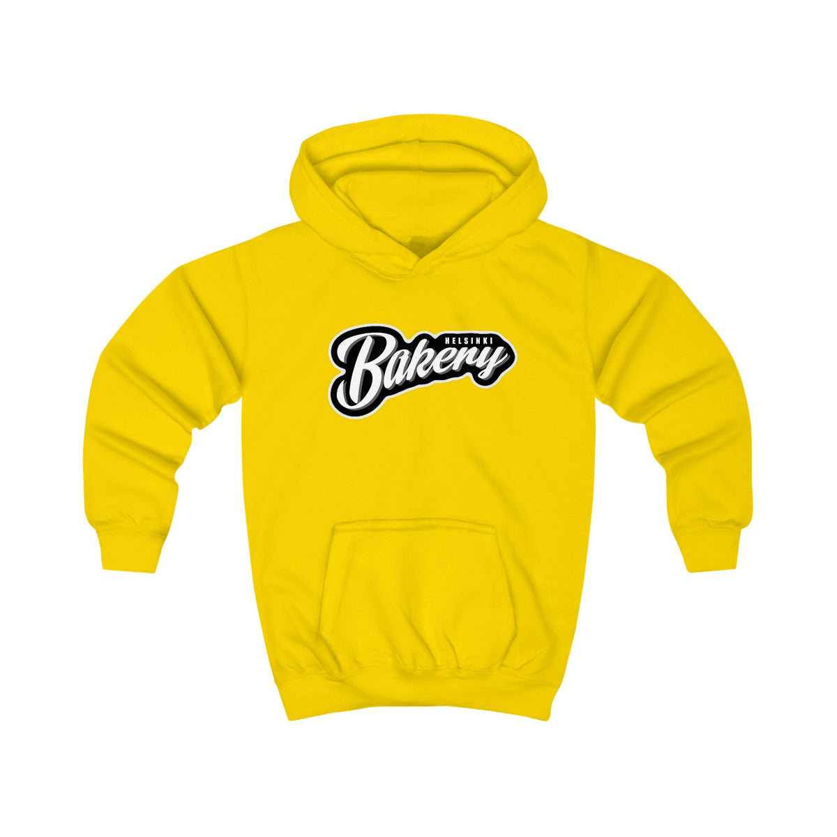 Kids Hoodie — Little Bakery Vintage Script Hooded Sweatshirt