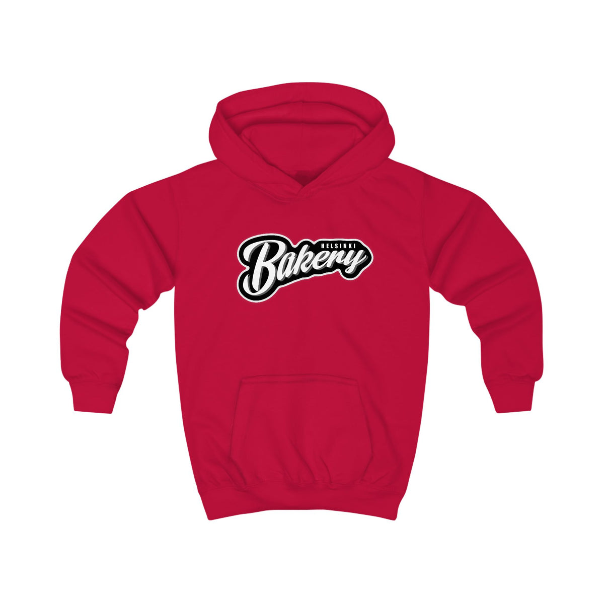 Kids Hoodie — Little Bakery Vintage Script Hooded Sweatshirt