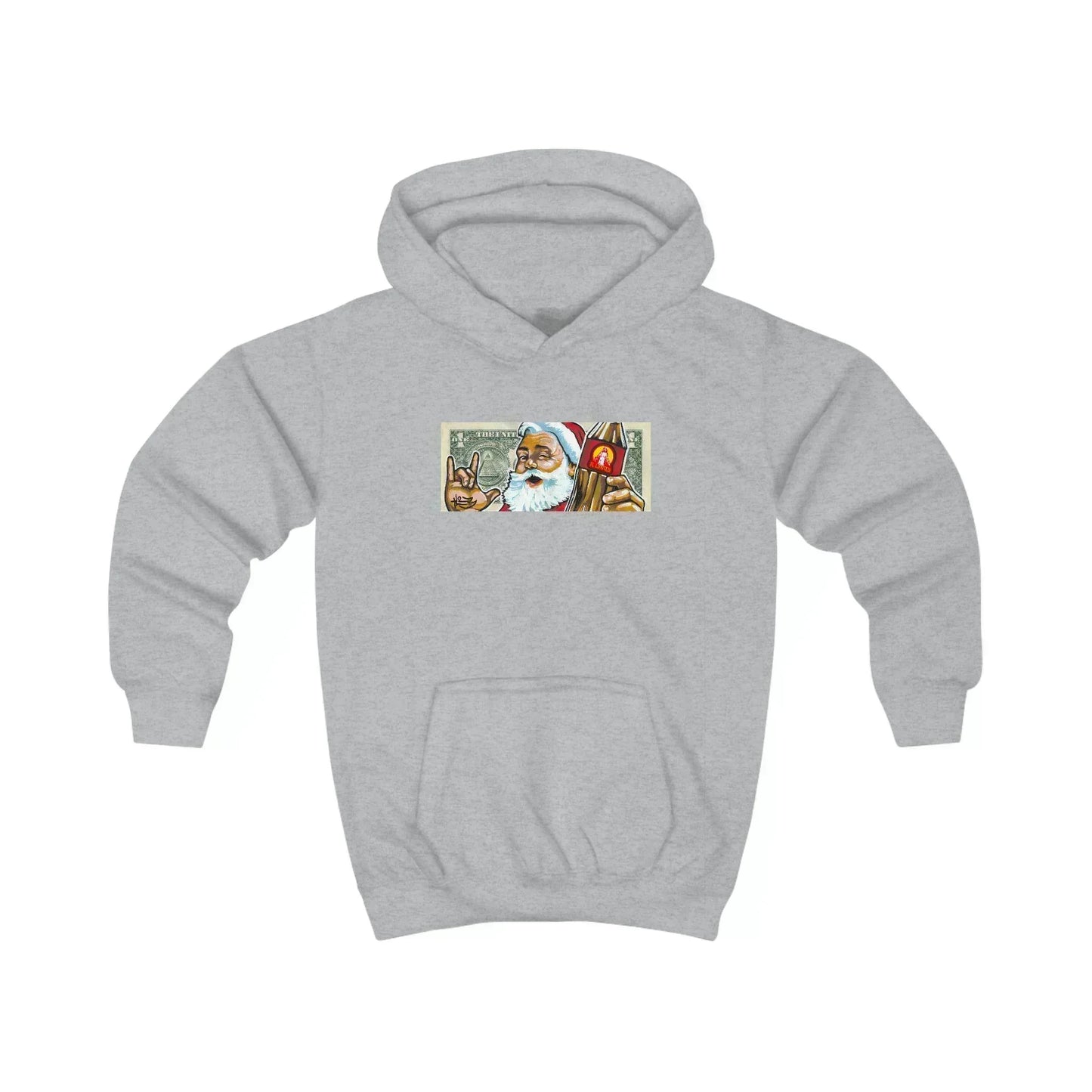 "SANTA DOLLAR" Kids Hoodie - L0OT