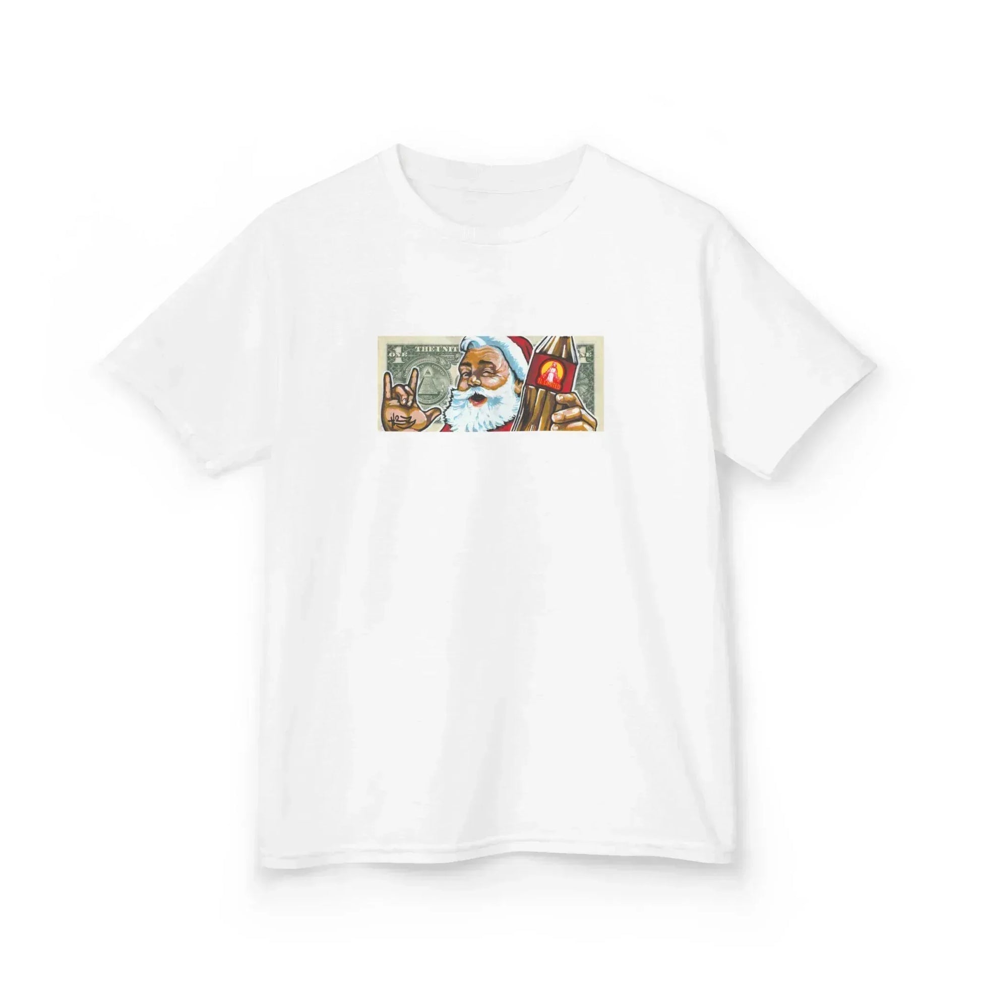 "SANTA DOLLAR" Kids T-Shirt - L0OT
