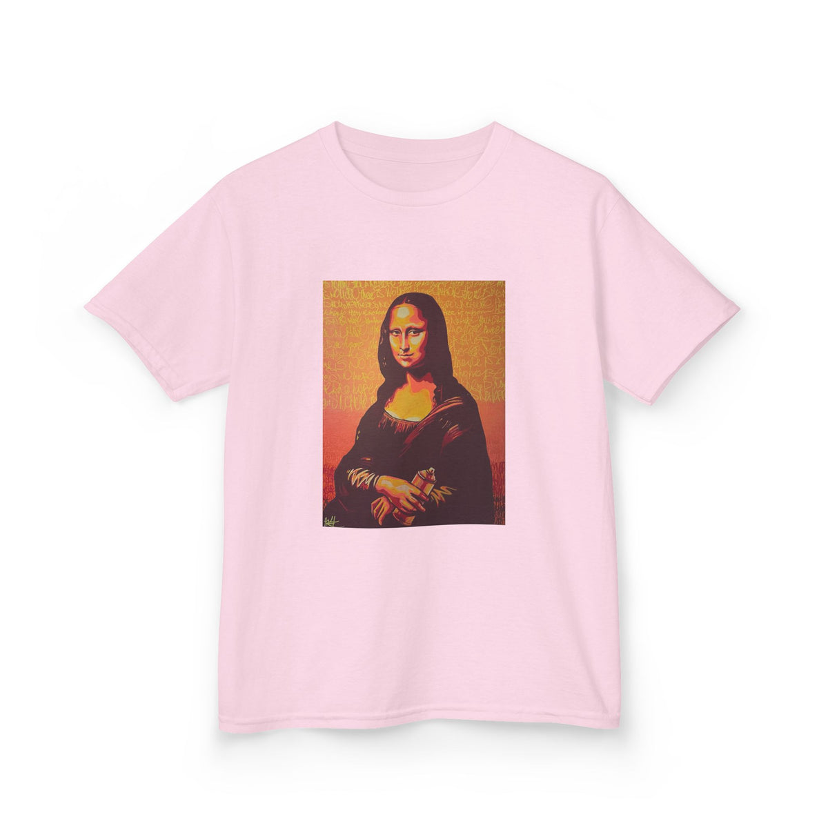 Kids T‑Shirt — Retro Mona Lisa Graphic Tee for Children
