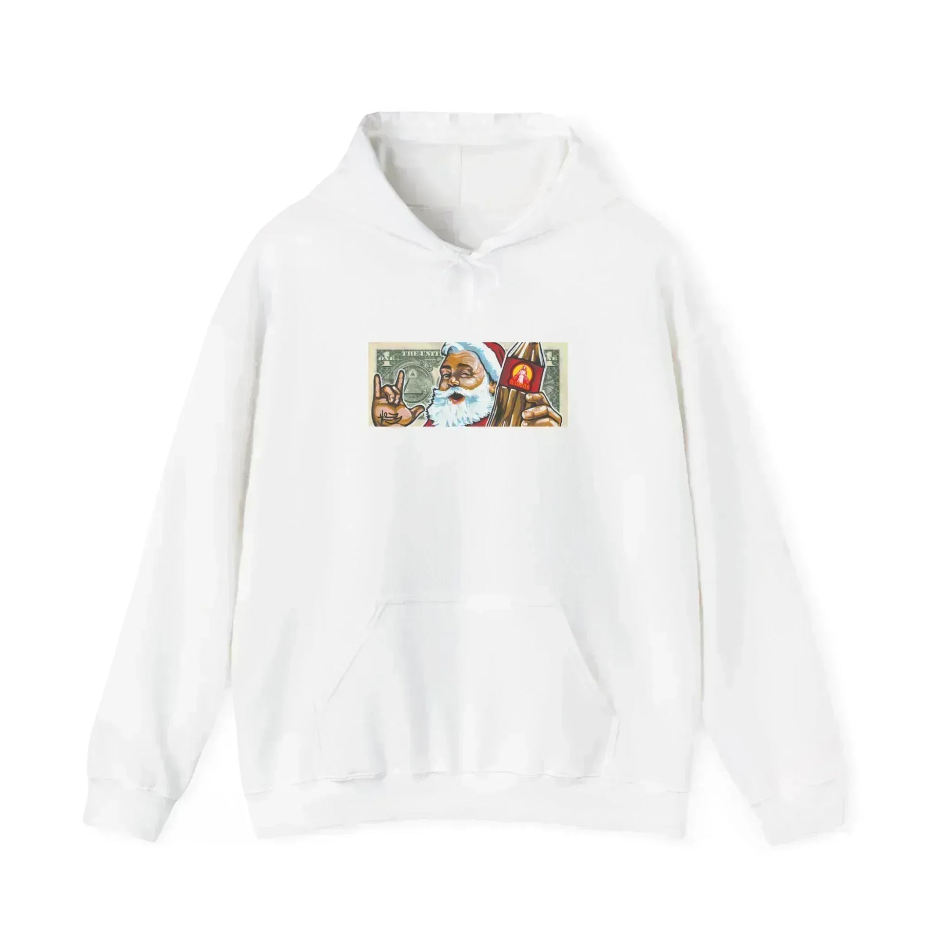 "SANTA DOLLAR BILL" Hoodie - L0OT