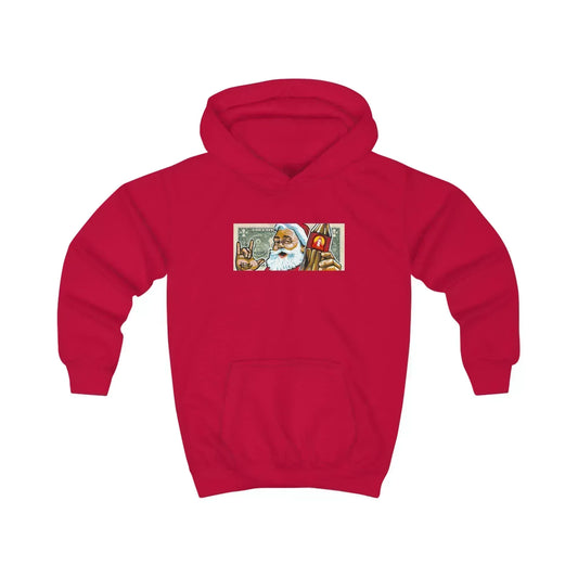 "SANTA DOLLAR" Kids Hoodie - L0OT