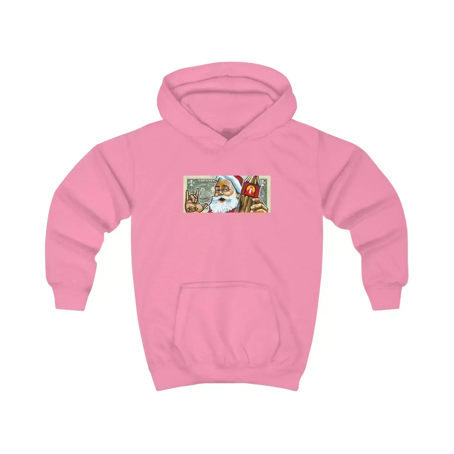 "SANTA DOLLAR" Kids Hoodie - L0OT