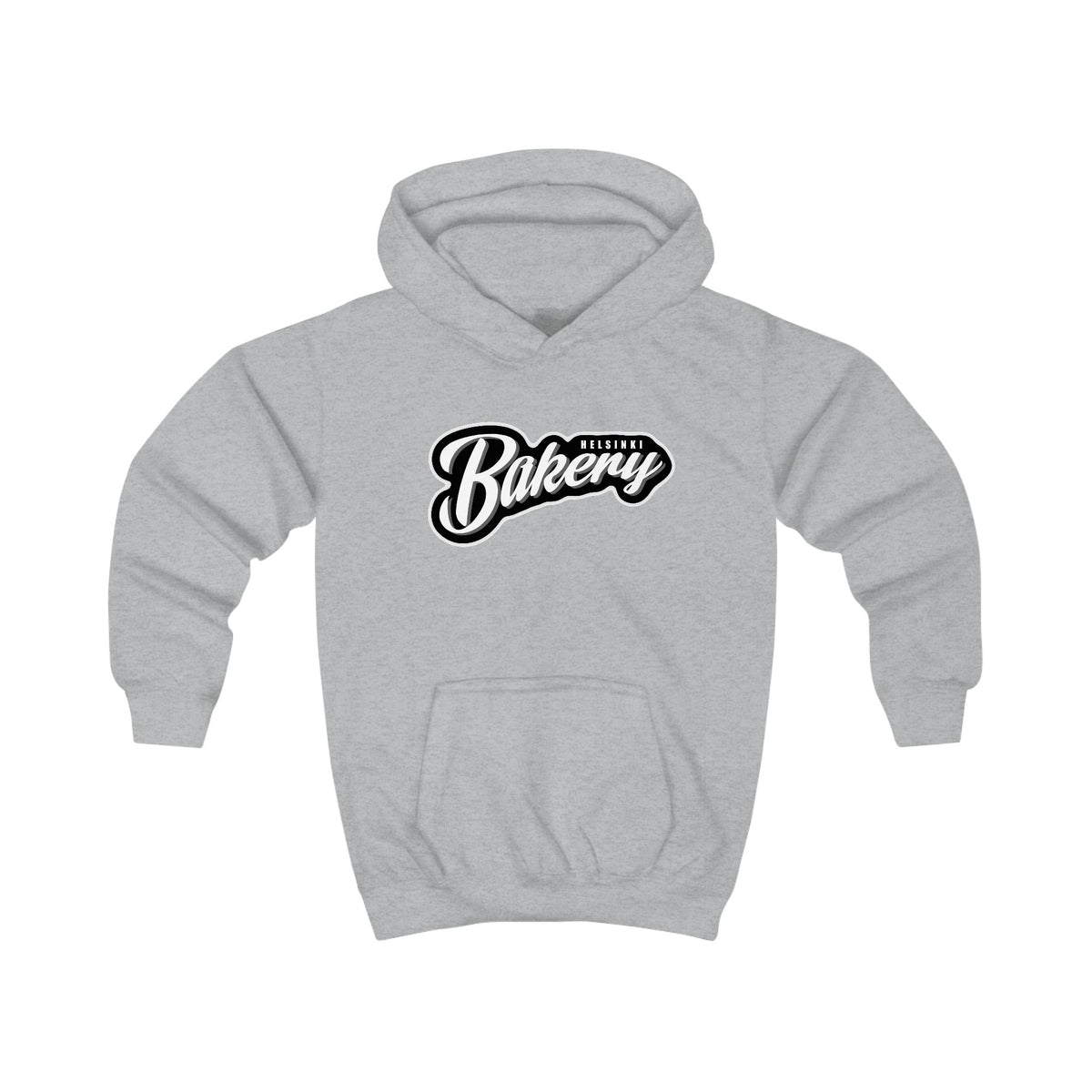 Kids Hoodie — Little Bakery Vintage Script Hooded Sweatshirt