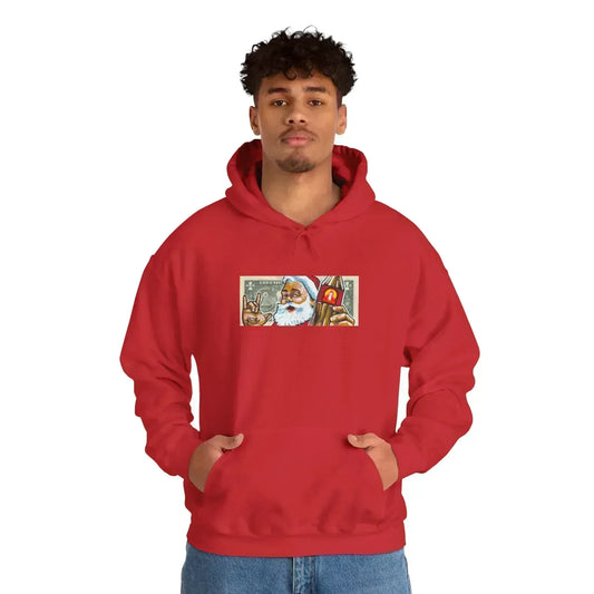 "SANTA DOLLAR BILL" Hoodie - L0OT