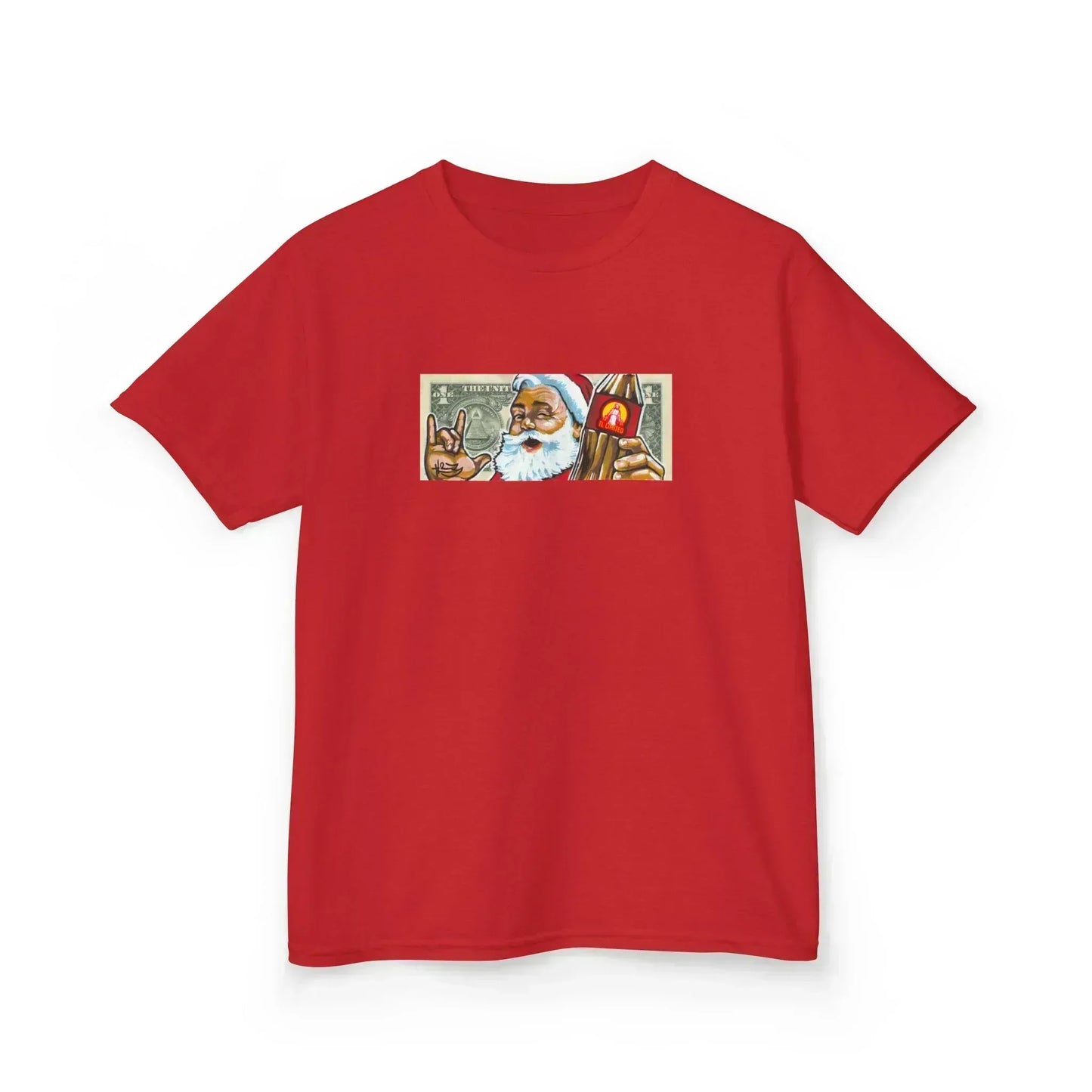 "SANTA DOLLAR" Kids T-Shirt - L0OT